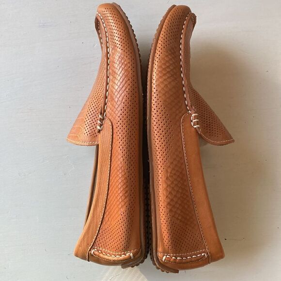 Zanzara Perforated Men’s Leather Slip-On Riding Loafer Size 8.5 main image 10
